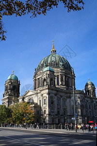 结石夏天德国柏林大教堂德国柏林冲天炉旅游高清图片素材