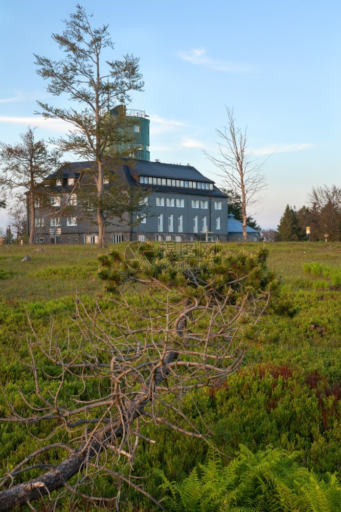 植物群风景假期KahlerAsten黄昏山峰德国最著名的索亚兰地区山的全景图象图片