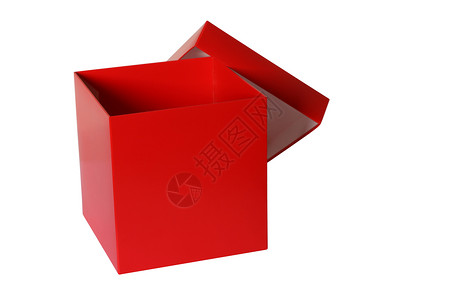 红框派对邮政运输血管红色盒装贮存展示平方折叠高清图片