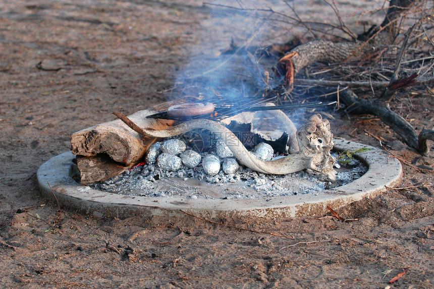 博茨瓦纳布拉伊(Braai)(Barbecue)营地图片