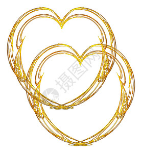 双金双金心脏设计背景图片