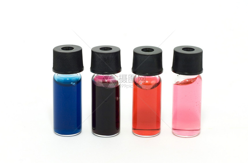带彩色液体的绕断红色药品保健玻璃疫苗紫色医学实验室小瓶化学图片