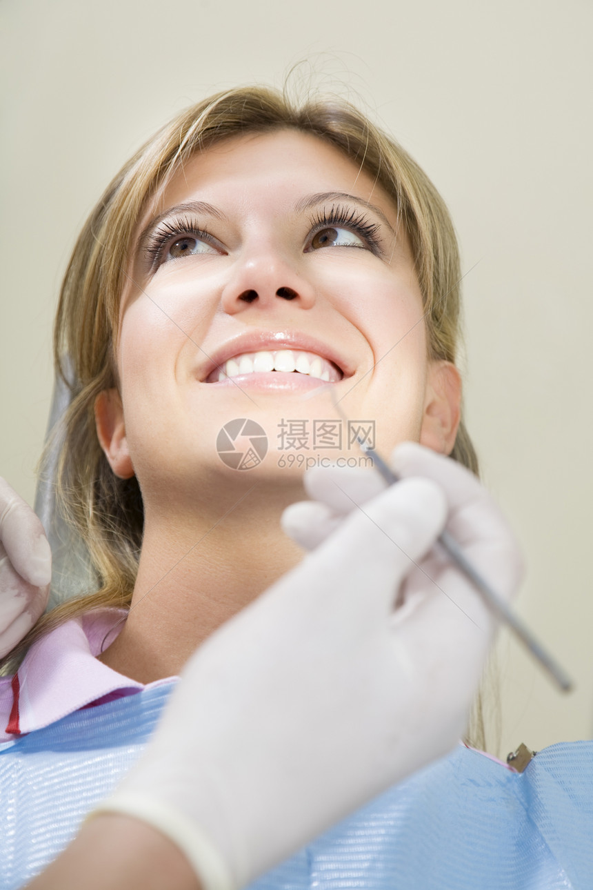 牙医女性手术设备保健职业医学手套医生病人口腔图片
