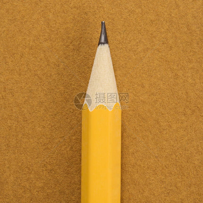夏普铅笔文具正方形工作商业宏观教育黄色学习办公用品用品图片