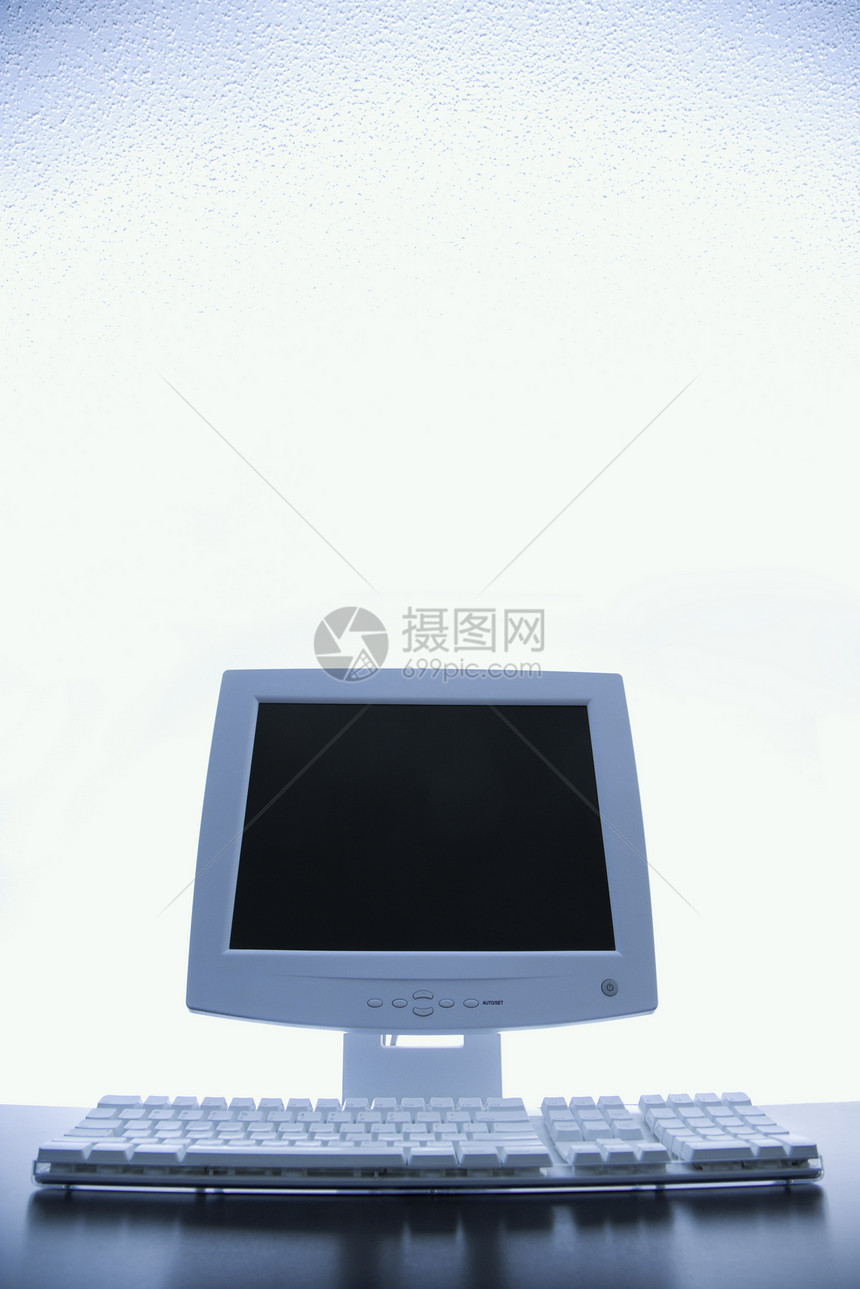 计算机监视器和键盘电脑显示器屏幕商业硬件静物互联网技术电脑图片
