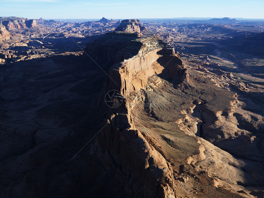 西南部的空中飞行峡谷风景地质学沙漠地形土地视图天线岩石悬崖图片