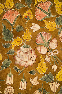 花岗岩模式棉布壁挂滚动装饰纺织品花朵风格挂毯背景图片