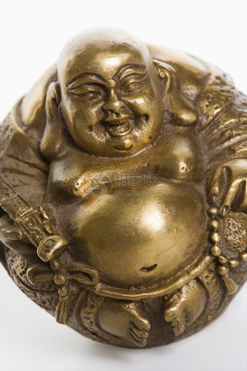 欢笑的佛祖偶像塑像宗教对象黄铜数字信仰佛教徒上帝雕像图片