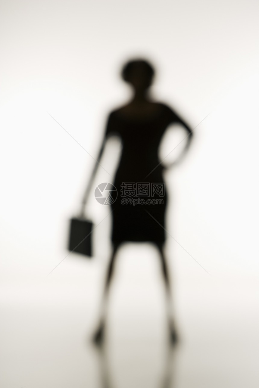 柔软的焦点女商务人士图片