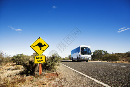 澳大利亚农村公共汽车高清图片
