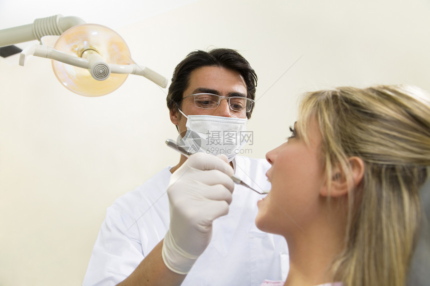 牙医女性卫生医学成年人诊所手术牙齿保健女孩外科图片