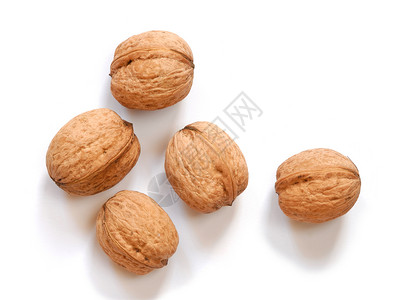 胡桃饼干食物棕色营养坚果背景图片
