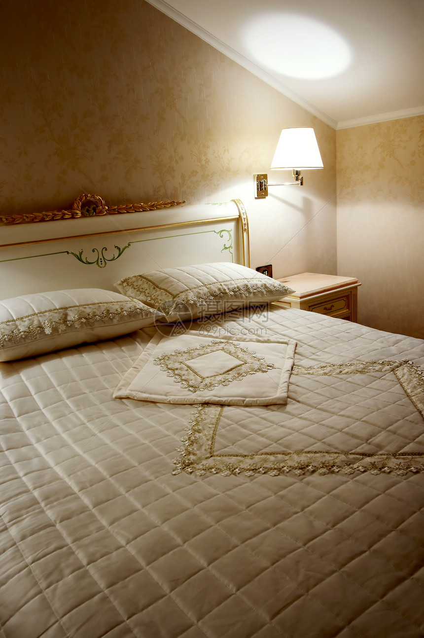 床铺风格游客汽车旅馆商业床头板房子早餐床垫旅行图片