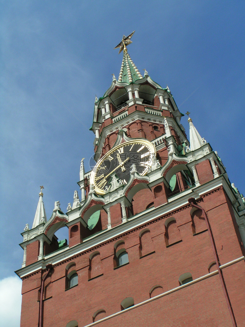 Spaskaya(救世主)塔 俄罗斯莫斯科克里姆林宫图片