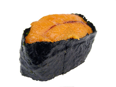 海胆红寿司背景图片