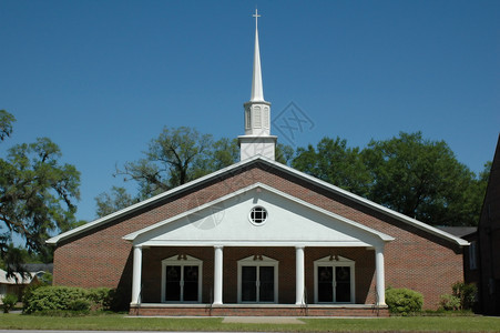 第一浸洗会教会背景图片