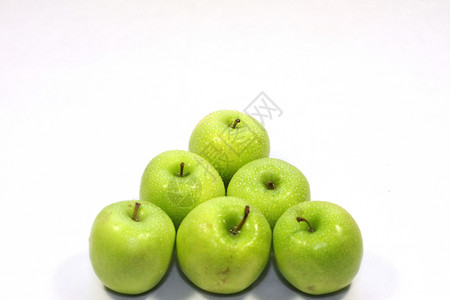 苹果绿色水果维生素食物金字塔背景图片
