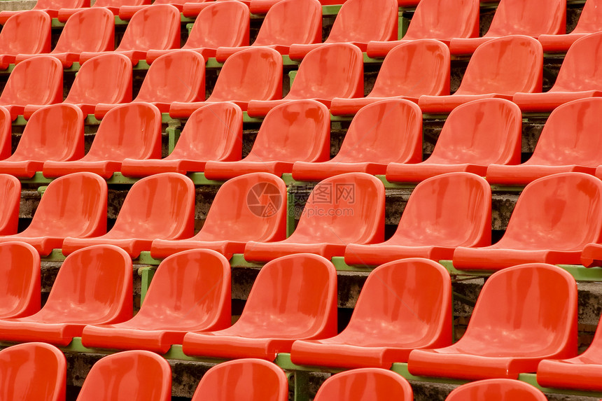 红椅子团体体育场职业剧院水平论坛礼堂柱子座位中心图片