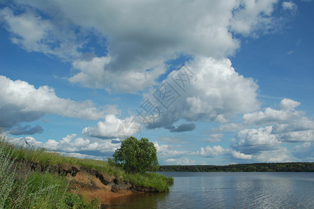 Tverskaya地区 伏尔加河高清图片