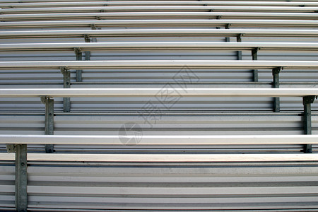 沥滤器足球金属体育场学校游戏运动反光灰色座位棒球背景图片