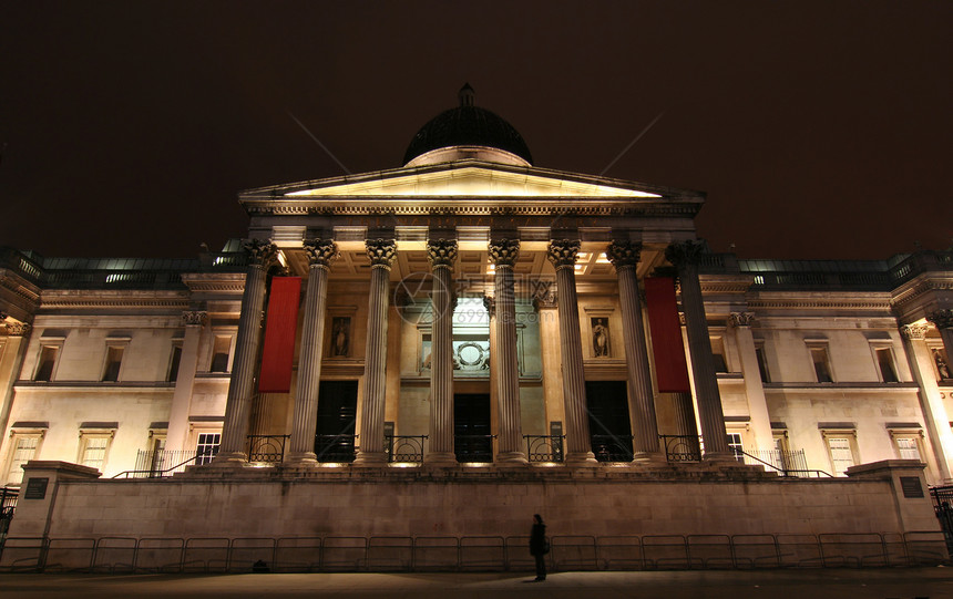 伦敦国家美术馆画廊遗产博物馆横幅建筑学国家英语艺术地标图片