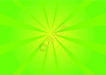 绿色背景中心表格辐射径向插图想象力光线太阳来源黄色背景图片