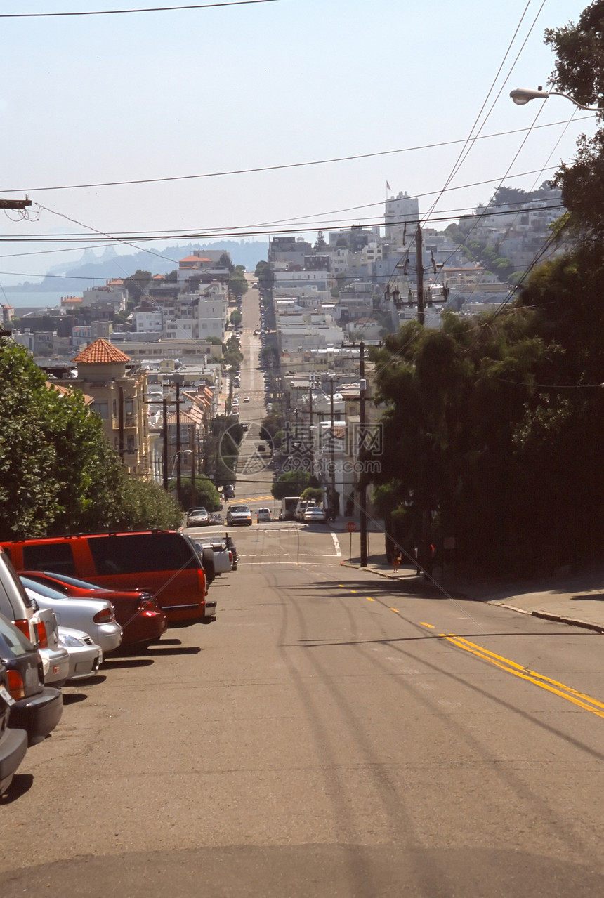 旧金山的街道旅行城市爬坡地标公园先锋景观图片