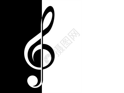 3个圆括号游戏音乐想像力插图旋律白色黑色背景图片