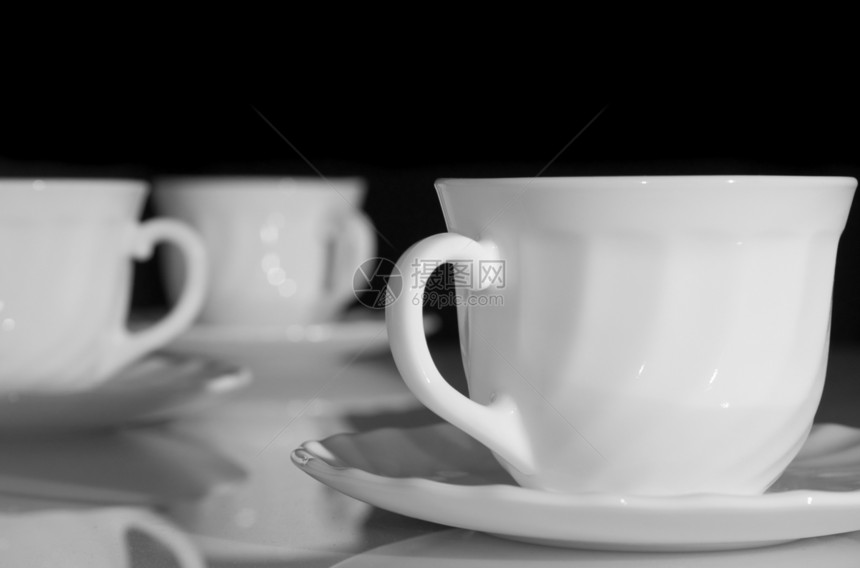白茶杯厨房黑色早餐杯子空白食物餐厅陶瓷咖啡图片