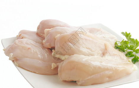 白肉鸡鸡白色食物背景图片