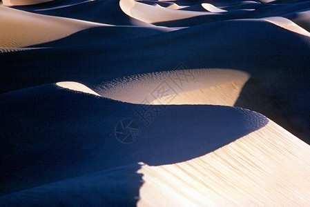 沙丘阴影死亡涟漪加州高清图片素材