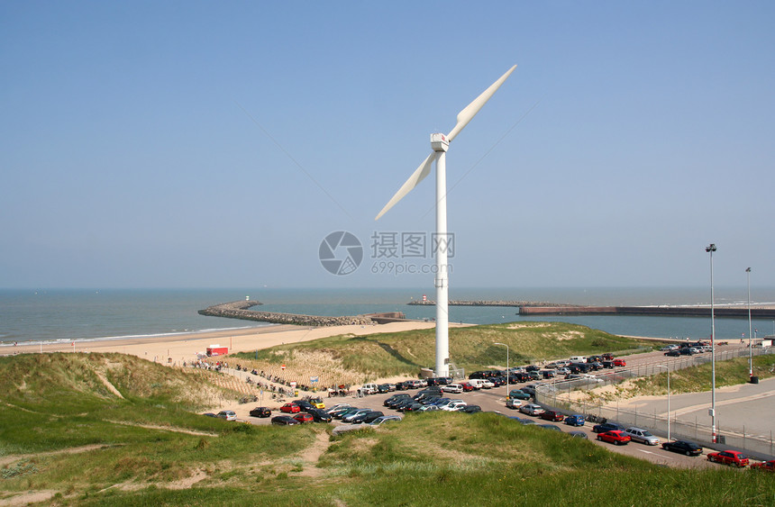 风风涡轮风力环境沙丘螺旋桨金属天空发电机白色力量活力图片