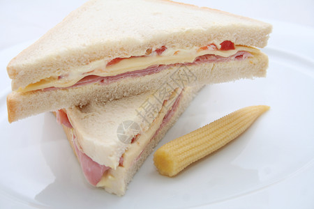 三明治小吃面包早餐背景图片