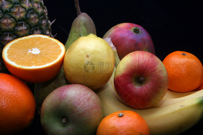 新鲜水果香蕉维生素橘子图片