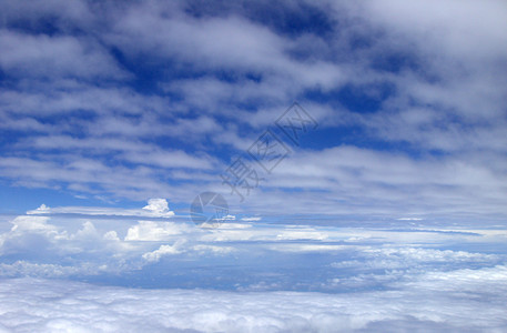 云风景蓝色天空气象飞行环境场景天气背景图片