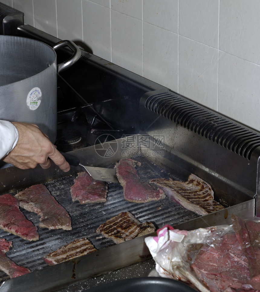 肉饭烧烤牛肉厨房食物厨师餐厅图片