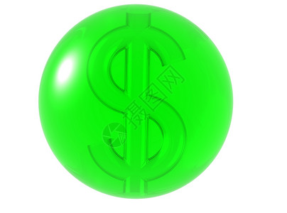美元按键按钮标识玻璃现金绿色货币玻璃状背景图片