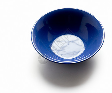 蓝色盘子白色用具厨房背景图片