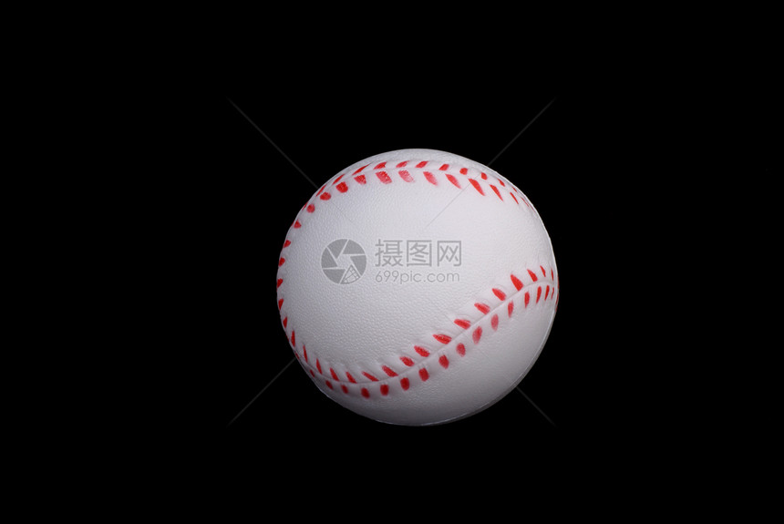 孤立的棒球体育用品白色运动黑色锻炼红色图片