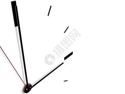 钟手表黑色机械白色概念空白发条小时指针新年背景图片