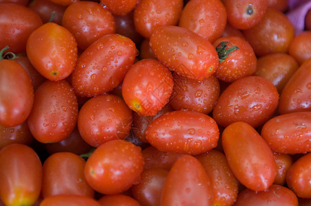 番茄蔬菜水滴红色圆形背景图片