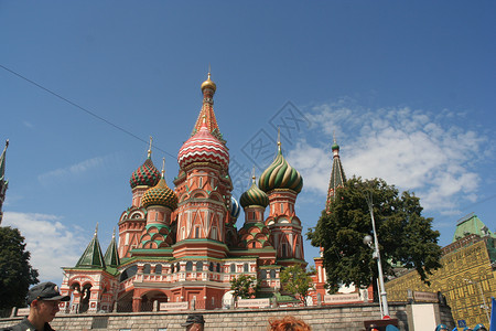 莫斯科红月台背景图片