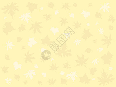 壁纸插图黄色装饰品墙纸树叶背景图片