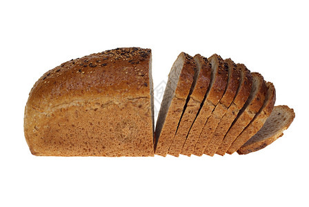 面包面粉食物烘烤矩形辫子背景图片