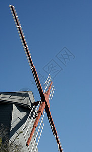 荷兰风车水泵供应商能源谷物农业磨坊电力发电农场能量背景图片