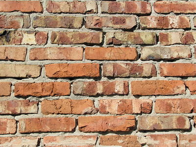 砖块房子水泥城堡建设者红墙背景图片
