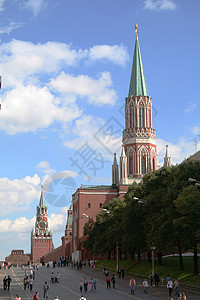 莫斯科红广场天空背景图片