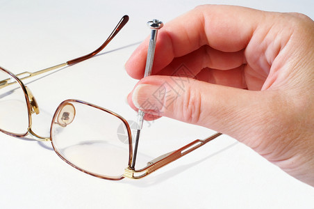修理眼镜背景图片