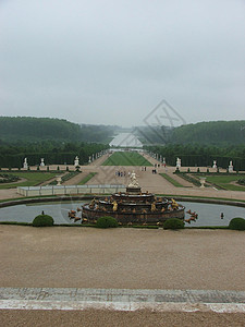 巴黎凡尔赛花园遗迹花园纪念碑背景图片
