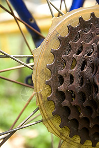 自行车吉耳车运输齿轮背景图片